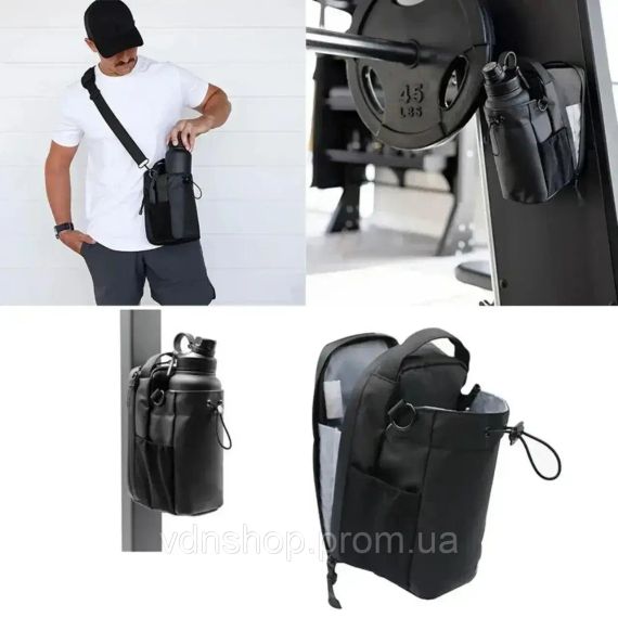 Магнітний підсумок під пляшку One's, сумка для спортзалу з магнітом, барсетка через плече | Зображення 2