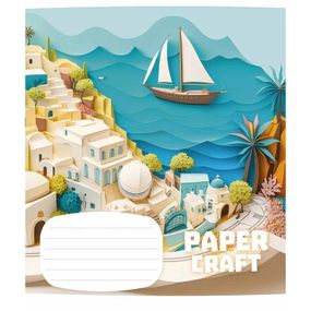 Тетрадь ученическая «Paper craft» 012-3354K-4 в клеточку, 12 листов