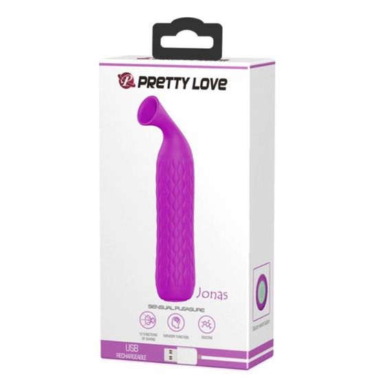 Вагінальний міні вібратор з вакуумним стимулятором Pretty Love "Jonas" BI-014564 Sex Aura | Зображення 7