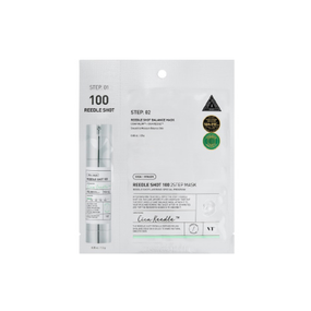 Укрепляющая тканевая маска для лица VT Cosmetics Mild Reedle Shot 100 2-Step Mask (1.5 g + 25 g)