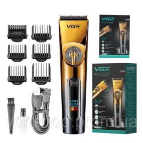 Машинка для стрижки волос для мужчин VGR V-663 Сменные насадки