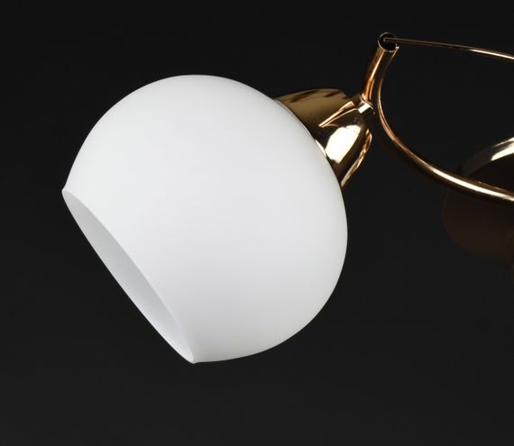 Люстра стельова на 2 лампочки 27304 Золото 18х22х65 см. | Зображення 1