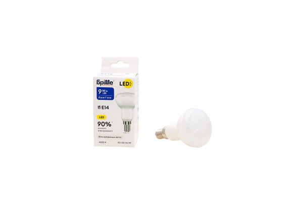 Лампа светодиодная LED E14 9W NW R50 | Зображення 3