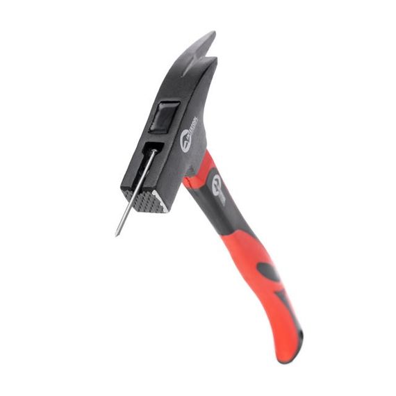 Молоток покрівельний 600 г. ручка з фібергласу INTERTOOL HT-0230 | Зображення 5