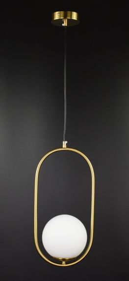 Люстра підвісна на 1 лампочку 26550 Латунь 45-190х15х15 см.