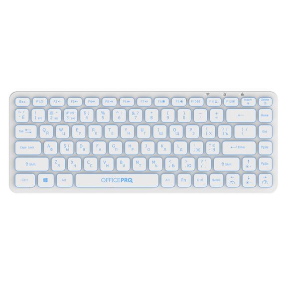 Клавіатура OfficePro SK790W Wireless/Bluetooth White (SK790W) | Зображення 4