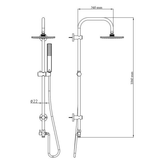 Душова система Q-tap 1001 CRM | Зображення 1