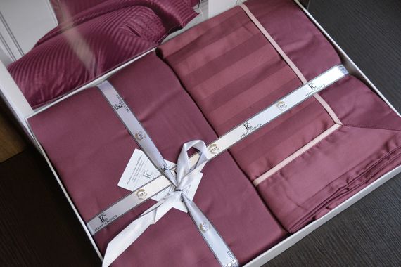Комплект постільної білизни First Choice Deluxe Satin 200х220 Novel Line Rose | Зображення 2
