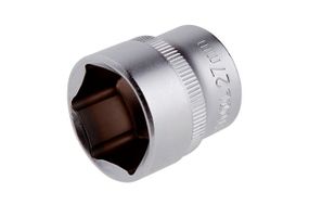 Головка шестигранная Intertool - 27мм x 1/2" матовая (ET-2027)