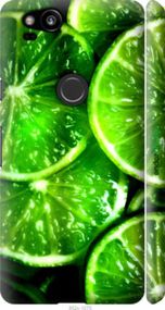 Чохол на Google Pixel 2 Зелені часточки лимона "852m-1075-2448"
