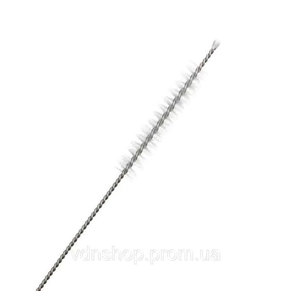 Набор многоразовых ложек-трубочек 6 шт для напитков 19.5 см с щеткой для мытья из нержавеющей стали Бронзовый HP-20-55 | Зображення 4