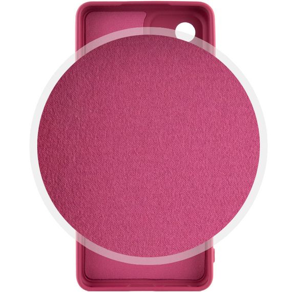 Чохол накладка Silicone Cover Lakshmi Full Camera (A) для Samsung Galaxy A32 4G, Бордовий / Marsala | Зображення 2