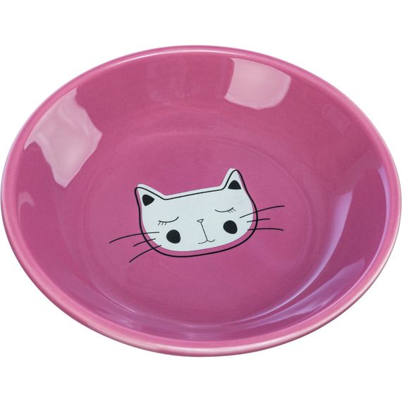 Миска Trixie для котів пласка керамічна 0,2 л діаметр 14 см