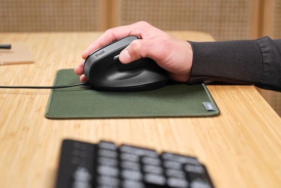 Мышь компьютерная проводная Trust Bayo 2 Ergonomic Black 25144_TRUST черная | Зображення 3