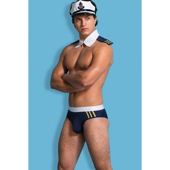 Костюм Моряка L/XL Sunspice, 3 предмети, синьо-білий Sex Aura | Зображення 1