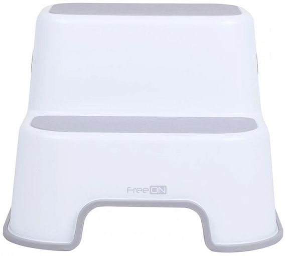 Сходинки для дитини у ванну на 2 сходинки FreeON, white - grey | Зображення 1