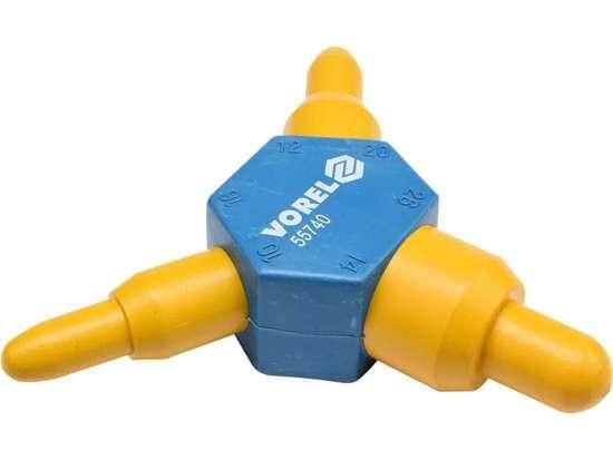 Калібратор труб PEX-AL-PEX Ø-10x16/12x20/14x26 мм VOREL-55740 | Зображення 2