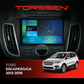 Штатна магнітола Torssen 2K Ford Escape/Kuga 13-18 LOW END F98256 4G Carplay DSP