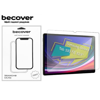 Стекло защитное BeCover Samsung Galaxy Tab S10 FE (SM-X520/SM-X526) 10.9&quot; (713256)