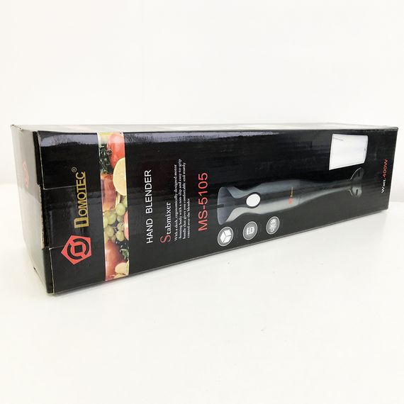 Блендер DOMOTEC MS-5105 (занурювальний, 400Вт, пластик, + стакан) | Зображення 9