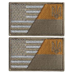 Шеврон IDEIA 87406 Україна 5*8  Габардин Хакі