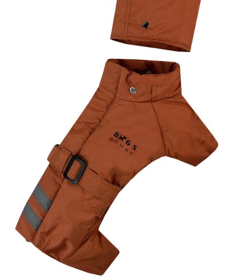 Зимовий комбінезон з поясом оранж R-43 | Зображення 1