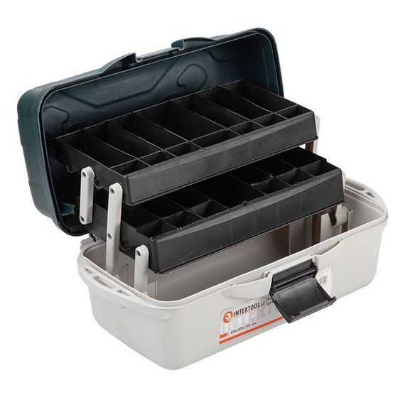 Ящик для інструментів 16" 400*205*190 мм INTERTOOL BX-6116 | Зображення 1