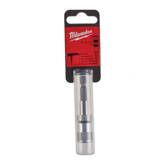 Тримач для біт магнітний 1/4" Hex MILWAUKEE, для гіпсокартону, з фіксатором, 58 мм