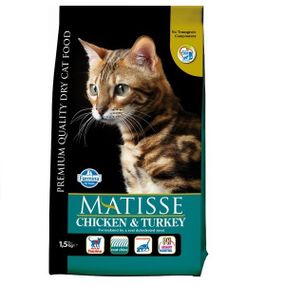 Сухий корм для котів з куркою та індичкою Farmina Matisse Chicken & Turkey, 1.5 кг