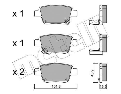 Колодки гальмівні задні Toyota Avensis 03-08 Corolla Verso 04-09 22-0451-0 | Зображення 8
