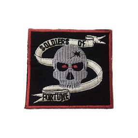 Нашивка на одяг (термо) Soldiers of Fortune 75*70 мм Чорний