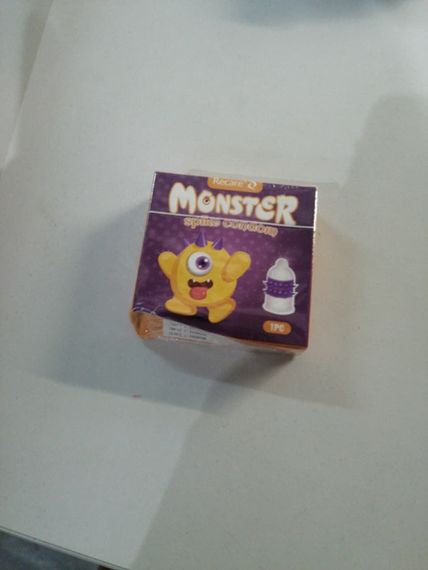 Насадка на член Recare Yellow Monster Spike Condom (м'яте паковання!!!) | Зображення 1
