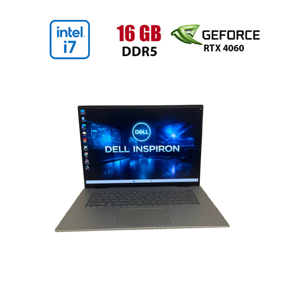 Игровой ноутбук Б-класс Dell Inspiron 16 Plus 7630 / 16" (2560х1600) IPS / Intel Core i7-13620H (10 (16) ядер по 3.6 - 4.9 GHz) / 16 GB DDR5 / 512 GB SSD / nVidia GeForce RTX 4060, 8 GB GDDR6, 128-bit / WebCam б/у