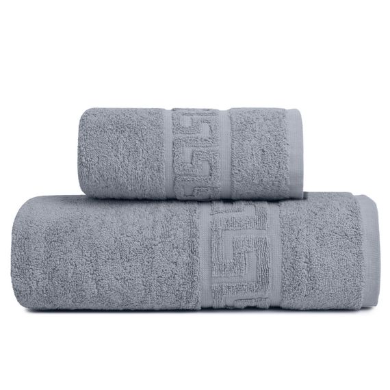 Рушник IDEIA 88146 Узбекистан 70*140  махрове полотно Сірий