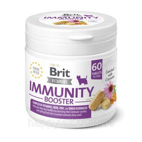 Вітаміни Brit Vitamins Immunity Booster для собак для імунітету 60 таблеток