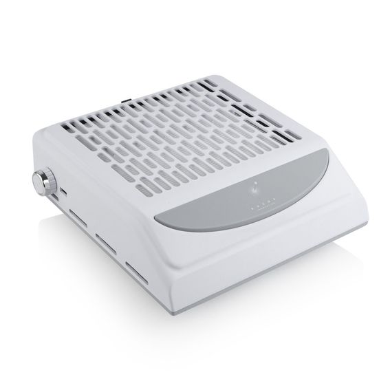 Настольная маникюрная вытяжка Bucos Cyclone V2 100W с многоразовым HEPA фильтром, белая | Зображення 2