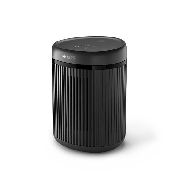 Тепловентилятор Philips Series 2000, 15м2, 1500Вт, електр. упр-ння, керамич.нагрів.елемент, темно-сірий (CX2120/01) | Зображення 1