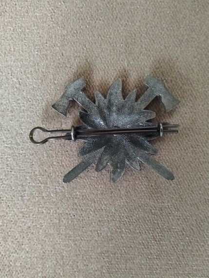 Кокарда "Гірська піхота" / срібло | Зображення 1