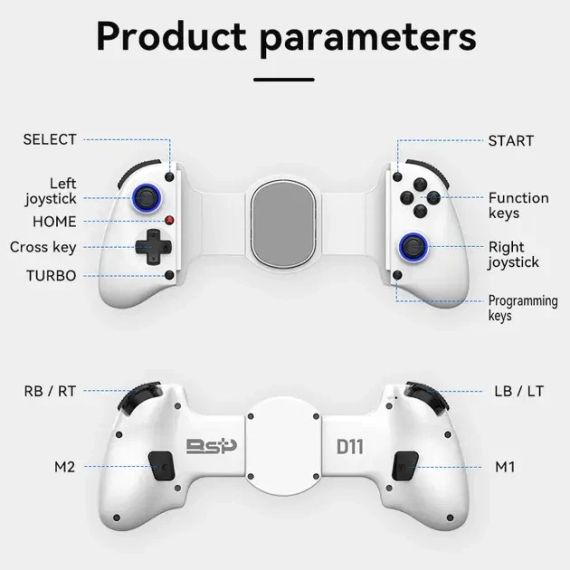 Розсувний геймпад BSP-D11 для смартфона, планшета, PC, Nintendo Switch | Зображення 4
