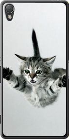 Чехол на Sony Xperia Z3 dual D6633 Летящий котёнок "2322u-59-17620"