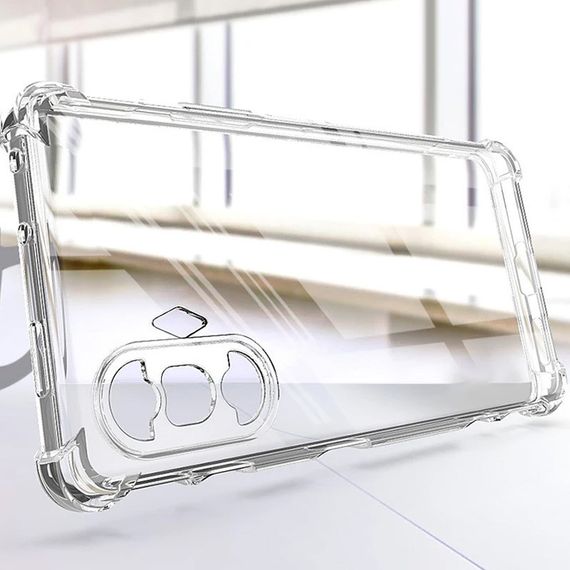 TPU чохол GETMAN Ease logo посилені кути Full Camera для Xiaomi Redmi K40/K40 Pro/K40 Pro+/Poco F3 Безбарвний (прозорий) | Зображення 1