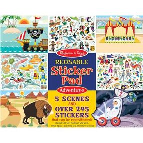 Набір для творчості Melissa&amp;Doug Набір багаторазових наліпок Пригоди (MD9115)
