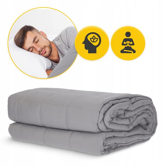 Ковдра важка (обтяжена) 4FIZJO 13.6 кг 150 x 200 см Grey (P-5905973405737) | Зображення 3