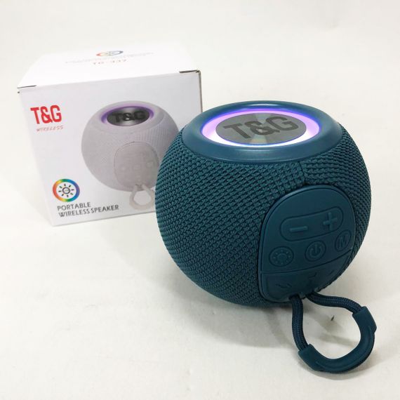 Колонка з rgb світломузикою TG337, Bluetooth колонка з usb-портом блютуз світлова JW-25 | Зображення 1