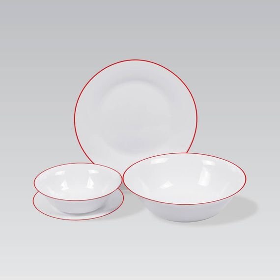 Столовый сервиз Maestro Red line MR-30054-19S, 19 предметов, на 6 персон