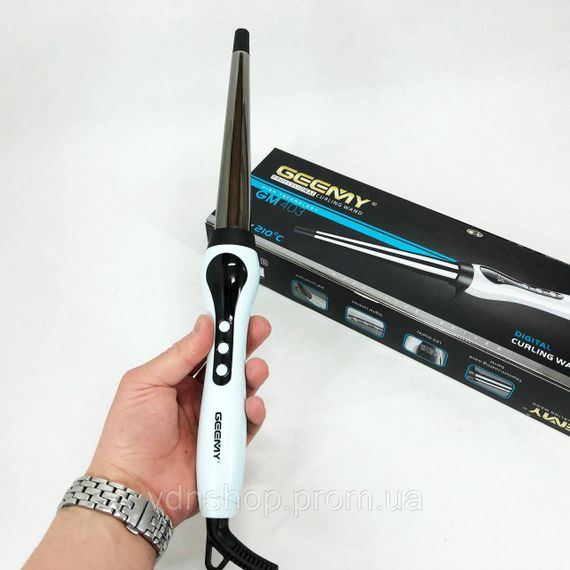 Конусна плойка для прикореневого об'єму Gemei GM-403, Плойка для волосся з комфортом RE-33 | Зображення 6