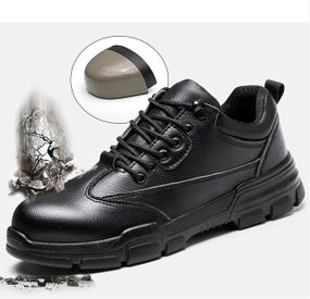 Робочі захисні кросівки fayengan розмір 38 з металевим носком, легкі, антиковзкі, уні 24 см гумова підошва