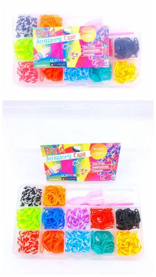 Мінінабір гумок для плетіння браслетів Fashion loom bands | Зображення 1