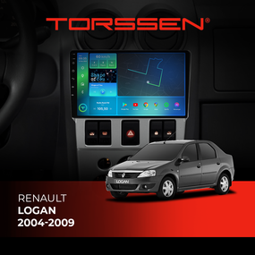 Штатна магнітола Torssen Renault Logan 2004-2009 FL9 4+64Gb 4G Carplay DSP