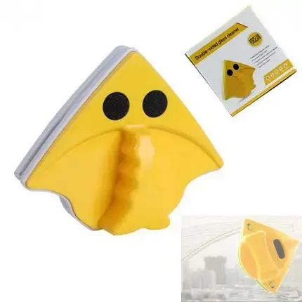 Кутова магнітна щітка для миття вікон скляних дверей OEM з двох боків 3-8мм | Зображення 2